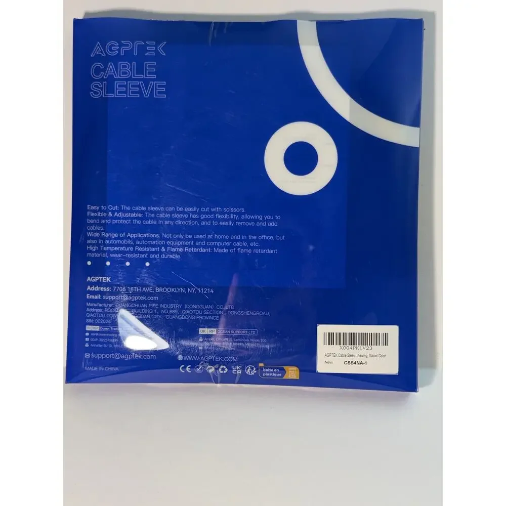 AGPTEK 5ft Cable Sleeve 1.2